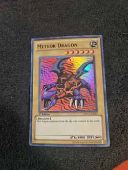 Yu-Gi-Oh! 1st Edition Meteor Dragon #PRC1-EN001 Light Play - Image 1