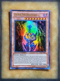 Yugioh Dark Necrofear LC03-EN002 Ultra Rare Limited Edition LP - Image 1