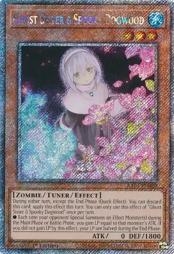 Yugioh! Ghost Sister & Spooky Dogwood - RA03-EN020 - Platinum Secret Rare - 1st - Image 1