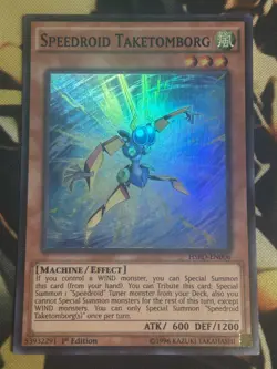 Yugioh: Speedroid Taketomborg - HSRD-EN006 - Super Rare - 1st Edition LP - Image 1