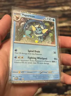 Vaporeon - 168 (Cosmos Holo) 168 Sv: Scarlet & Violet Promo Cards Holo - Image 1