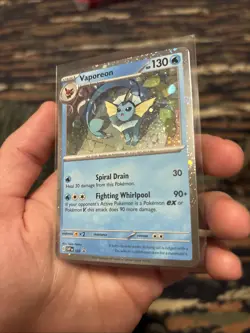 Vaporeon - 168 (Cosmos Holo) 168 Sv: Scarlet & Violet Promo Cards Holo - Image 2