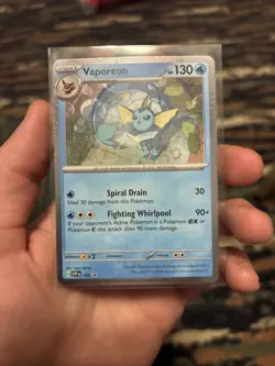 Vaporeon - 168 (Cosmos Holo) 168 Sv: Scarlet & Violet Promo Cards Holo - Image 3