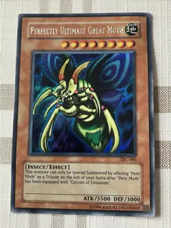 Perfectly Ultimate Great Moth (The Sacred Cards) TSC-001 Yu-Gi-Oh! Video Game... - Image 1