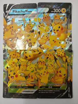 Pikachu V-Union Celebrations Full Set of 4 SWSH Promo Pokemon TCG Card LP - Image 1