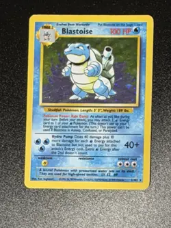 1999 Blastoise Holo Rare Pokemon TCG Card 2/102 Base Set - Image 2
