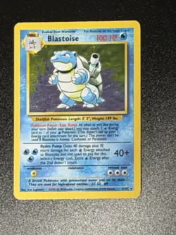 1999 Blastoise Holo Rare Pokemon TCG Card 2/102 Base Set - Image 3