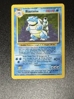 1999 Blastoise Holo Rare Pokemon TCG Card 2/102 Base Set - Image 4