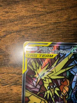 Pokemon TCG Moltres Zapdos Articuno GX SM210 Promo Holo Card NM Condition - Image 4