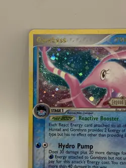 Gorebyss 17/92 Ex Legend Maker Reverse Holo Stamped Foil Pokemon Card SWIRL DMG - Image 5