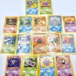 1999 Vintage Pokemon Fossil Set 81 Card Lot - 1st Edition, Rare, Uncommon NM+/- - Image 1