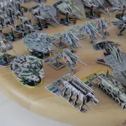 Star Wars PocketModel TCG 40 Ships/Vehicles and 350+ Cards - Lot 2 - Image 2