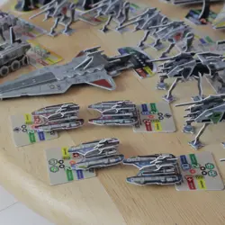 Star Wars PocketModel TCG 40 Ships/Vehicles and 350+ Cards - Lot 2 - Image 4