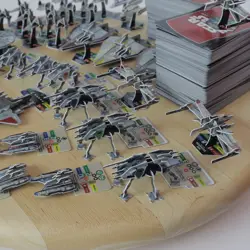 Star Wars PocketModel TCG 40 Ships/Vehicles and 350+ Cards - Lot 2 - Image 5