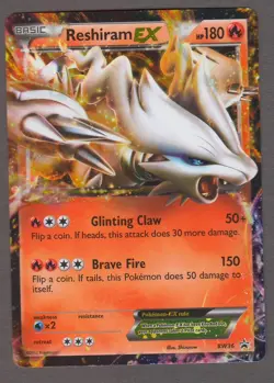 Reshiram EX BW36 Black Star Promo - Pokemon Card Black & White 2012 NM - Image 1
