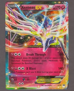 Xerneas EX XY07 Black Star Promo - Pokemon Card XY 2014 LP - Image 1