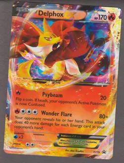 Delphox EX XY19 Black Star Promo - Full Art - Pokemon Card XY 2014 LP - Image 1