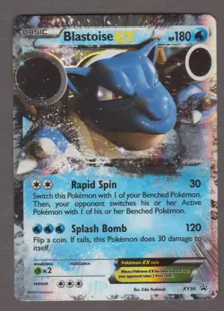 Blastoise EX XY30 Black Star Promo - Pokemon Card XY 2014 LP - Image 1