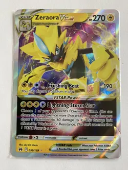 Zeraora VSTAR 055/159 - Ultra Rare Full Art - Pokemon Card NM - 1¢ start! - Image 1