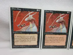 GIANT SLUG X3 MAGIC THE GATHERING CHRONICLES VINTAGE Trading Card #322 - Image 3
