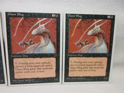 GIANT SLUG X3 MAGIC THE GATHERING CHRONICLES VINTAGE Trading Card #322 - Image 4