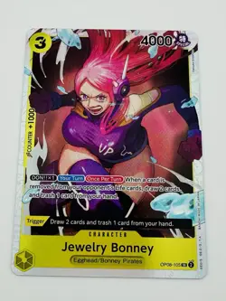 One Piece Two Legends Jewelry Bonney OP08-105 SR English Card - Image 1