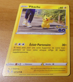 POKEMON GO FRANCAISE CARD CARTE Pikachu 027/078 FR JCC NM - Image 1