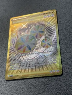 Reversal Energy 266/182 Hyper Rare Gold Full Art Texture Holo Pokemon Card NM - Image 2