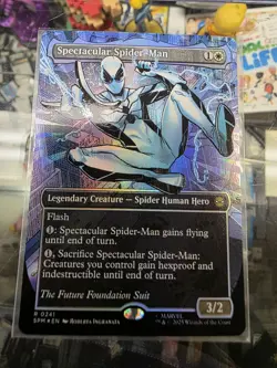 Spectacular Spider-Man (0241) (Borderless) (Textured Foil) Pack Fresh NM - Image 1