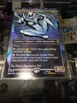 Spectacular Spider-Man (0241) (Borderless) (Textured Foil) Pack Fresh NM - Image 2