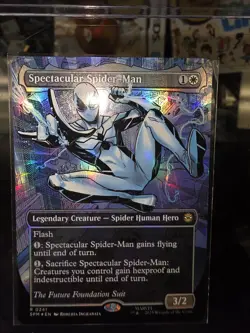 Spectacular Spider-Man (0241) (Borderless) (Textured Foil) Pack Fresh NM - Image 3