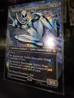 Spectacular Spider-Man (0241) (Borderless) (Textured Foil) Pack Fresh NM - Image 4