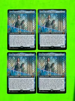 MTG The Brothers' War ( Hurkyl, Master Wizard ) Extended Art Lot of 4 #314 - Image 1