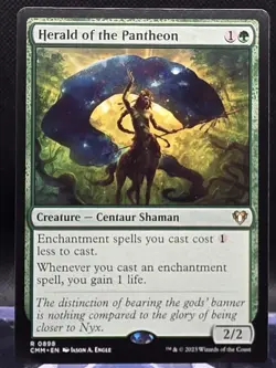 Herald of the Pantheon #898 Commander Masters Regular Rare - Image 1