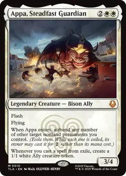 Appa Steadfast Guardian - Avatar the Last Airbender - MTG - NM - Image 1