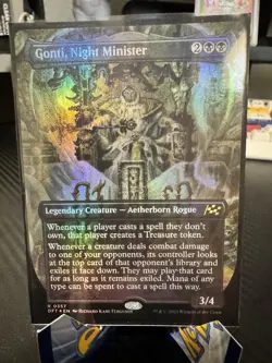 Gonti, Night Minister (Borderless) Aetherdrift Foil - Image 1