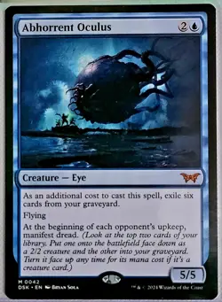 MTG Abhorrent Oculus Non-Foil Duskmourn House of Horror DSK 0042 Mythic NM - Image 1