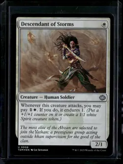 Descendant Of Storms - 8 - Foil - TDM - NM - MTG Magic the Gathering - Image 1