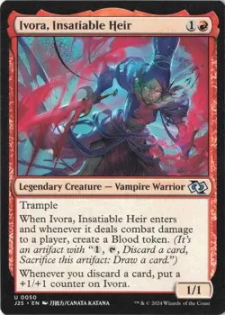 Ivora, Insatiable Heir (Anime) U Foundations Jumpstart 50 NM - Image 1
