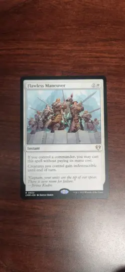 MTG Flawless Maneuver Commander Masters M/NM - Image 1