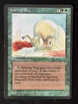 1x MTG Spitting Slug - The Dark (DRK) - Magic the Gathering - Image 1