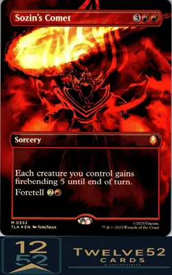 MTG - TLA - #332 Sozin's Comet Borderless Foil,Mythic Near Mint or Better - Image 1