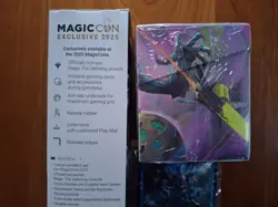 MagicCon 2025 Exclusive Bundle Chrome Mox Playmat + Deck Box + Sleeves + Pin MTG - Image 3
