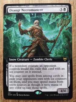 Draugr Necromancer - Extended Art - Kaldheim - NM - EN - 351 - Image 1