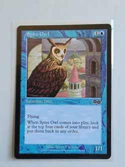 Spire Owl - Urza's Saga - LP - MTG Magic - Common - Creature - Image 1