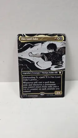 Fire Lord Zuko 0315 - Borderless Rare MTG Avatar: The Last Airbender - Image 1