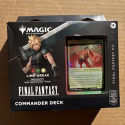 MTG FF Magic The Gathering Final Fantasy VII Commander Deck Cloud - Image 1