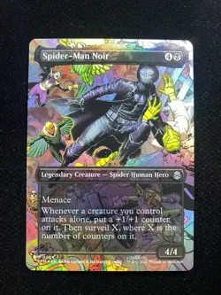 2025 Magic The Gathering MTG Marvel SPM EN #U 0204 Spider-Man Noir AK001 - Image 1