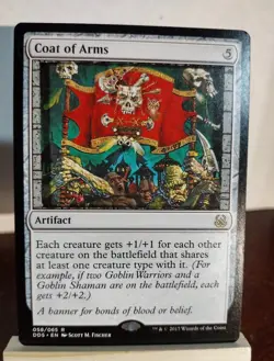 MTG Coat of Arms Duel Decks Mind vs Might LP X1 Magic The Gathering - Image 1