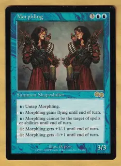Morphling (Urza's Saga, Rare, English, 1998) MTG - Image 1